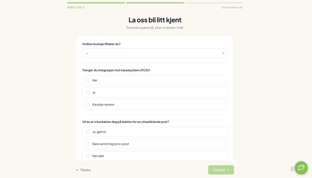 oppstart for nye nettbutikker
